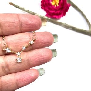 Cancer Necklace, Constellation, Zodiac, Astrology